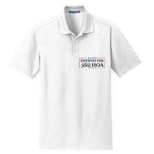 Funny Defund The Hoa Homeowners Association Dry Zone Grid Polo