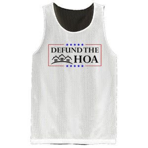 Funny Defund The Hoa Homeowners Association Mesh Reversible Basketball Jersey Tank