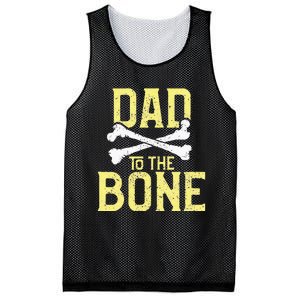 Funny Dad To The Bone Pun Fathers Dad Jokes Mesh Reversible Basketball Jersey Tank