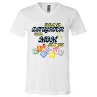 From Daughter To Mom To Grandma Grandmother V-Neck T-Shirt