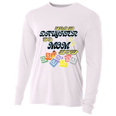 From Daughter To Mom To Grandma Grandmother Cooling Performance Long Sleeve Crew