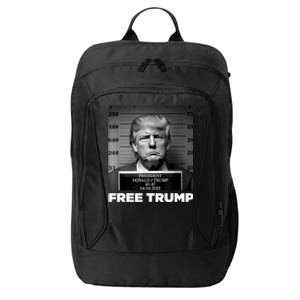 Free Donald Trump Mugshot City Backpack