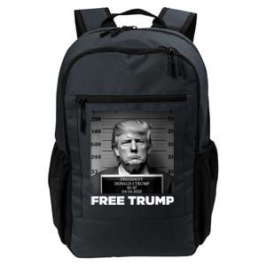 Free Donald Trump Mugshot Daily Commute Backpack