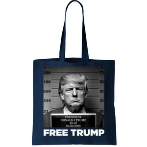 Free Donald Trump Mugshot Tote Bag