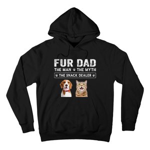 Fur Dad The Man The Myth Men Gift Funny Dog Cat Fathers Day Hoodie