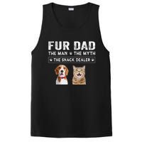 Fur Dad The Man The Myth Men Gift Funny Dog Cat Fathers Day PosiCharge Competitor Tank