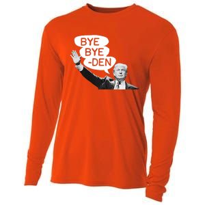 Funny Donald Trump Republican Bye Bye Den Vote Trump Cooling Performance Long Sleeve Crew