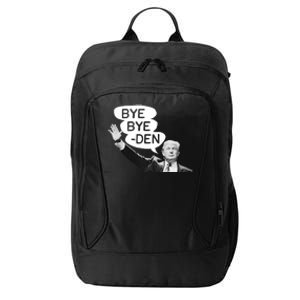 Funny Donald Trump Republican Bye Bye Den Vote Trump City Backpack