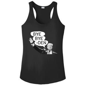 Funny Donald Trump Republican Bye Bye Den Vote Trump Ladies PosiCharge Competitor Racerback Tank