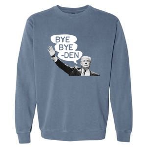 Funny Donald Trump Republican Bye Bye Den Vote Trump Garment-Dyed Sweatshirt