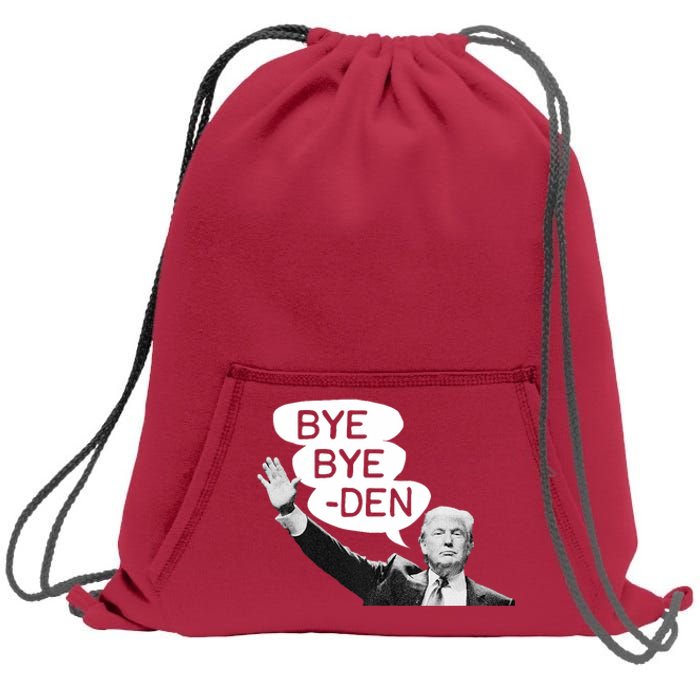 Funny Donald Trump Republican Bye Bye Den Vote Trump Sweatshirt Cinch Pack Bag