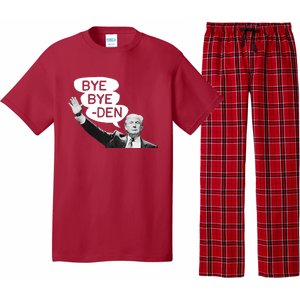 Funny Donald Trump Republican Bye Bye Den Vote Trump Pajama Set