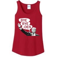 Funny Donald Trump Republican Bye Bye Den Vote Trump Ladies Essential Tank