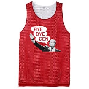 Funny Donald Trump Republican Bye Bye Den Vote Trump Mesh Reversible Basketball Jersey Tank