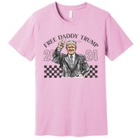 Free Daddy Trump 2024 Supporter Funny Trendy Premium T-Shirt