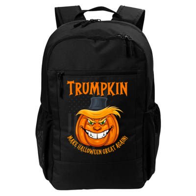 Funny Donald Trump Make Halloween Great Again Trumpkin 2024 Daily Commute Backpack