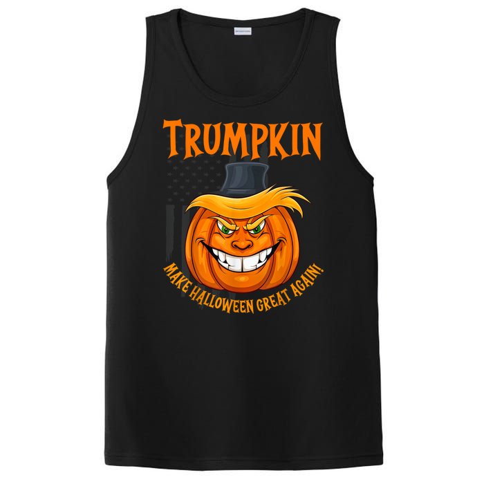 Funny Donald Trump Make Halloween Great Again Trumpkin 2024 PosiCharge Competitor Tank