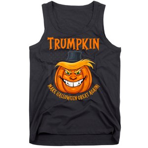 Funny Donald Trump Make Halloween Great Again Trumpkin 2024 Tank Top