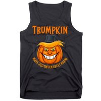 Funny Donald Trump Make Halloween Great Again Trumpkin 2024 Tank Top