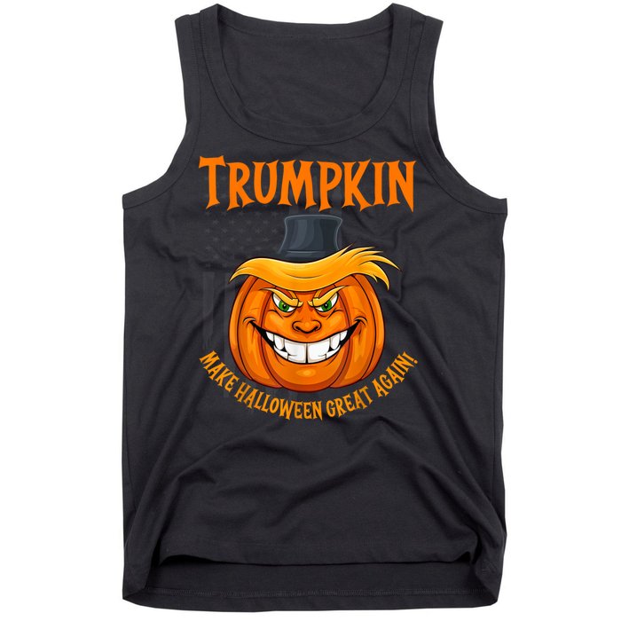 Funny Donald Trump Make Halloween Great Again Trumpkin 2024 Tank Top