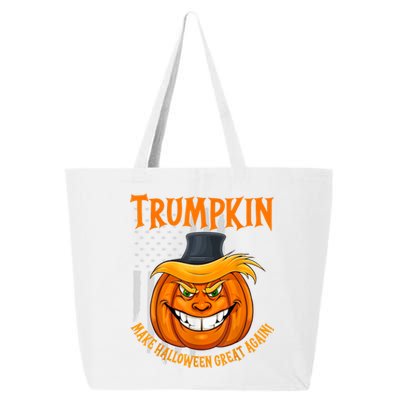 Funny Donald Trump Make Halloween Great Again Trumpkin 2024 25L Jumbo Tote