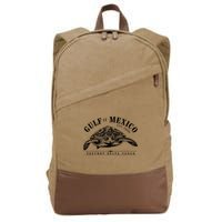 Foxtrot Delta Tango Turtle Gulf Of Mexico Protest Cotton Canvas Backpack