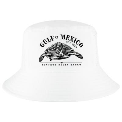 Foxtrot Delta Tango Turtle Gulf Of Mexico Protest Cool Comfort Performance Bucket Hat
