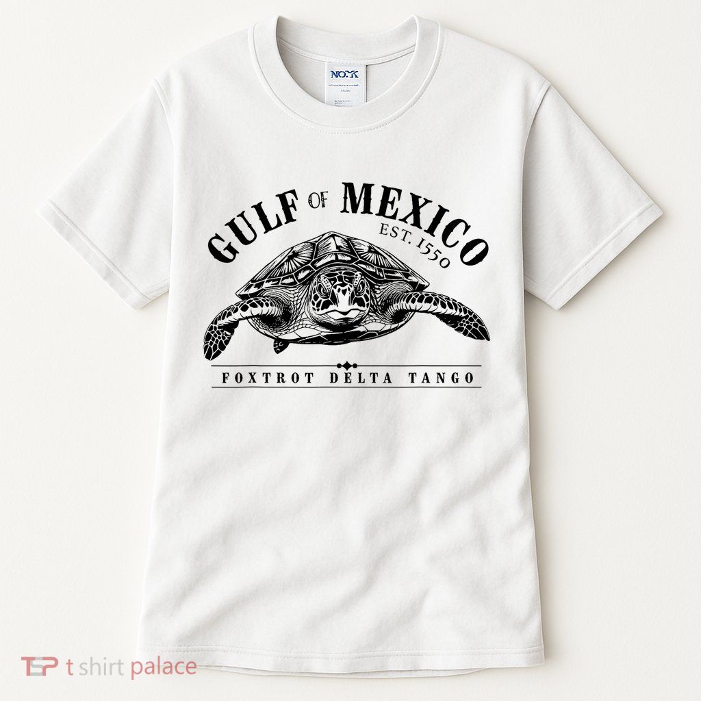 Foxtrot Delta Tango Turtle Gulf Of Mexico Protest Tall T-Shirt