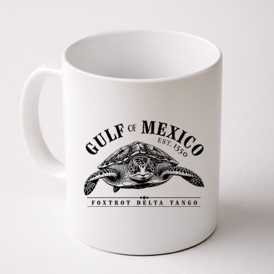 Foxtrot Delta Tango Turtle Gulf Of Mexico Protest Mug