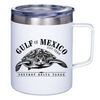 Foxtrot Delta Tango Turtle Gulf Of Mexico Protest 12oz Stainless Steel Coffee Mug