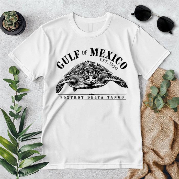 Foxtrot Delta Tango Turtle Gulf Of Mexico Protest Premium T-Shirt