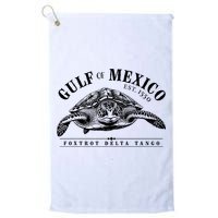 Foxtrot Delta Tango Turtle Gulf Of Mexico Protest Golf Towel
