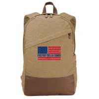 Foxtrots Delta Tangos Funny Foxtrots Delta Tangos Patriotic T-Shirt Cotton Canvas Backpack