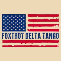 Foxtrots Delta Tangos Funny Foxtrots Delta Tangos Patriotic T-Shirt Drawstring Bag