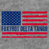 Foxtrots Delta Tangos Funny Foxtrots Delta Tangos Patriotic T-Shirt 7-Panel Snapback Hat