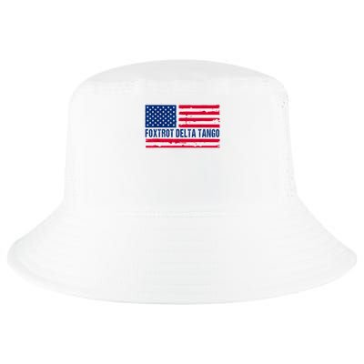 Foxtrots Delta Tangos Funny Foxtrots Delta Tangos Patriotic T-Shirt Cool Comfort Performance Bucket Hat