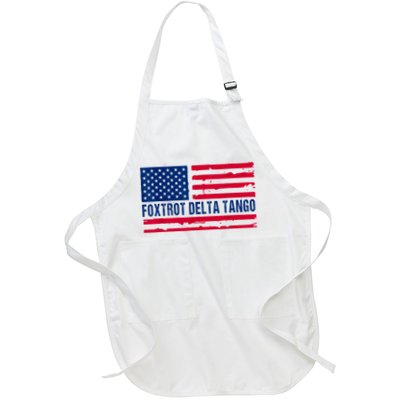 Foxtrots Delta Tangos Funny Foxtrots Delta Tangos Patriotic T-Shirt Apron