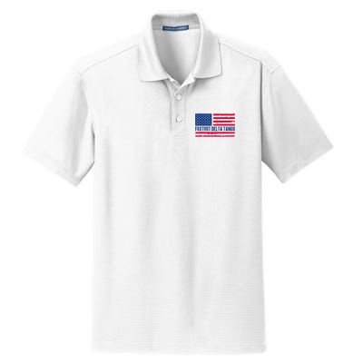 Foxtrots Delta Tangos Funny Foxtrots Delta Tangos Patriotic T-Shirt Dry Zone Grid Polo