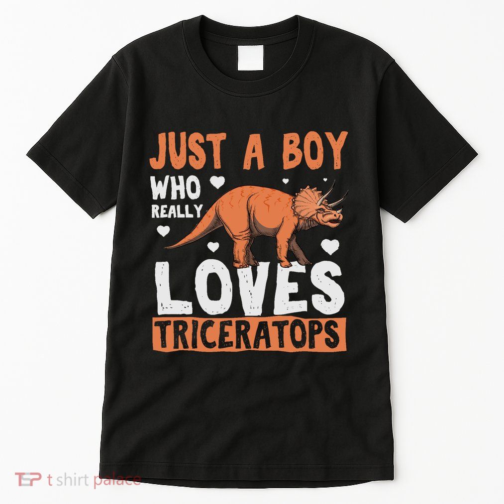 Funny Dinosaur Triceratops for boy Tall T-Shirt