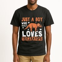 Funny Dinosaur Triceratops for boy Tall T-Shirt
