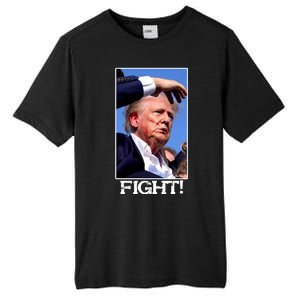 Fight Donald Trump Rally Gun Shot Fired Shooting Pennsylvania Tall Fusion ChromaSoft Performance T-Shirt