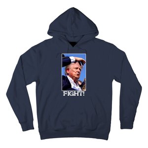 Fight Donald Trump Rally Gun Shot Fired Shooting Pennsylvania Hoodie