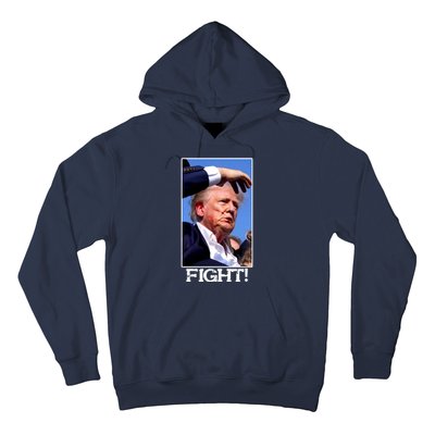 Fight Donald Trump Rally Gun Shot Fired Shooting Pennsylvania Hoodie