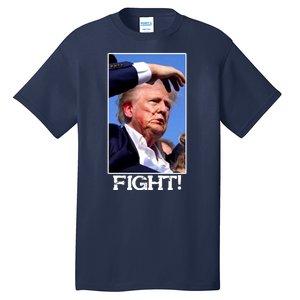 Fight Donald Trump Rally Gun Shot Fired Shooting Pennsylvania Tall T-Shirt