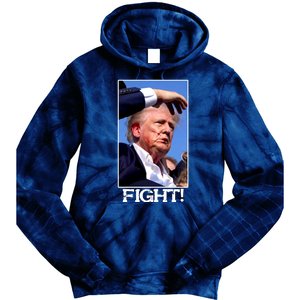 Fight Donald Trump Rally Gun Shot Fired Shooting Pennsylvania Tie Dye Hoodie