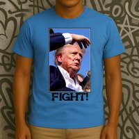 Fight Donald Trump Rally Gun Shot Fired Shooting Pennsylvania T-Shirt