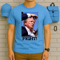Fight Donald Trump Rally Gun Shot Fired Shooting Pennsylvania T-Shirt