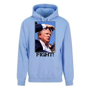 Fight Donald Trump Rally Gun Shot Fired Shooting Pennsylvania Unisex Surf Hoodie