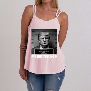 Free Donald Trump Mugshot Women's Strappy Tank