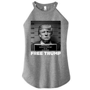 Free Donald Trump Mugshot Women's Perfect Tri Rocker Tank